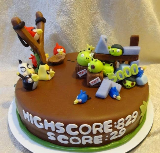 Angry Birds Birthday Cakes