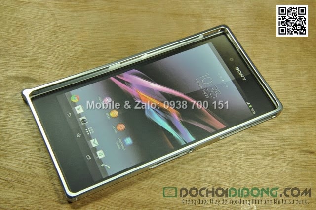 Ốp viền  Sony Xperia Z Ultra XL39h Love Mei nhôm cao cấp