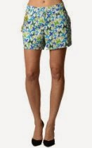 <br />Stanzino Women's Plus Size Floral Summer Shorts