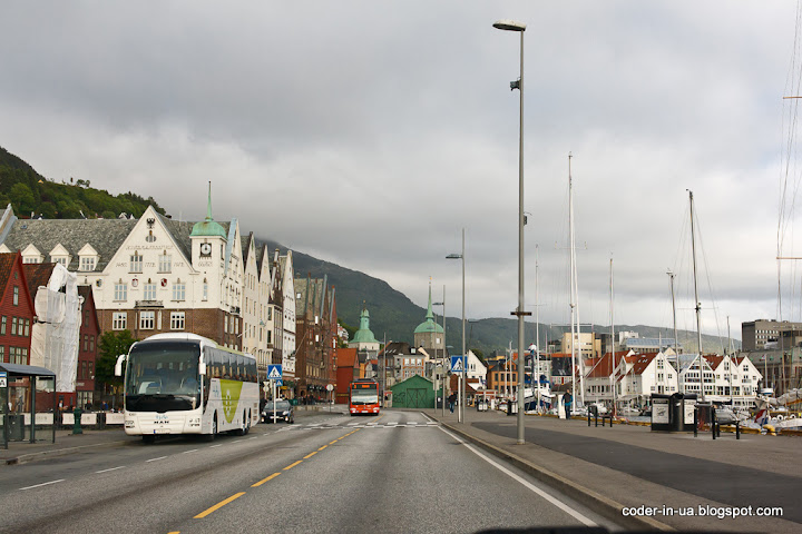 дорога гейрангер-берген.норвегия