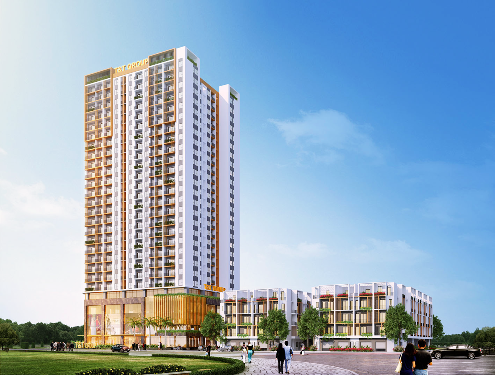 Phối cảnh dự án T&T DC Complex