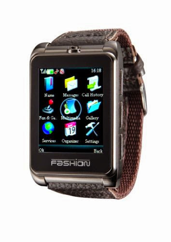  2013 New style Watch mobile phone S9120 Bluetooth Ultrathin Camera MP3 MP4 1.55'' Wristwatch Cell Phone (Brown)
