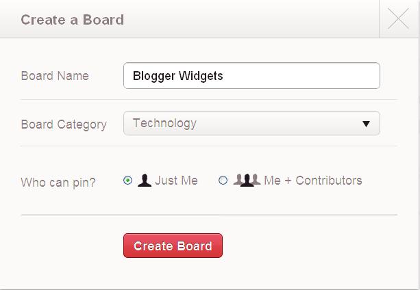 Creating Boards in Pinterest Creating Boards in Pinterest