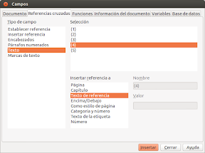 Numeración de ecuaciones en LibreOffice