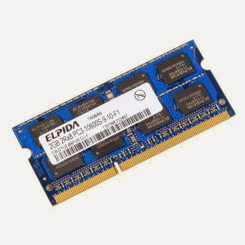  ELPIDA DDR3 SO-DIMM 2GB Memory Ram PC3-10600S-9-10-F1