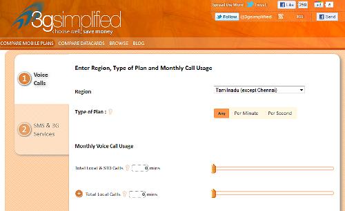 Compare 3G Data Plan in India Compare 3G Data Plan in India