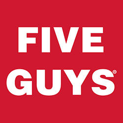 Five Guys Canary Wharf logo