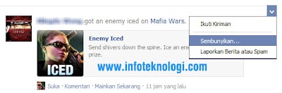 Tips menyembunyikan aplikasi dari kabar berita Facebook