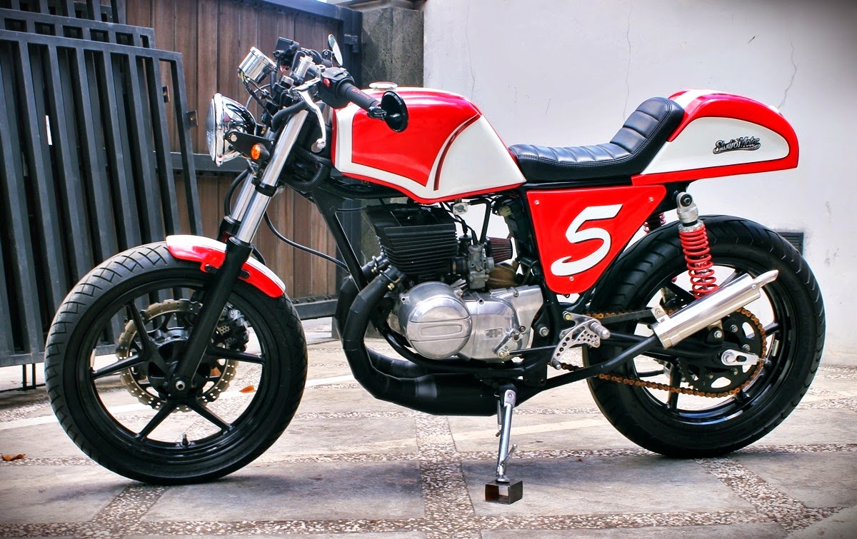 Modifikasi Thunder Ala Cafe Racer