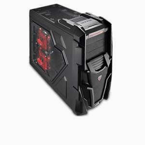  AeroCool Ultra Mid Tower Cases Mechatron-Black Steel Edition Red
