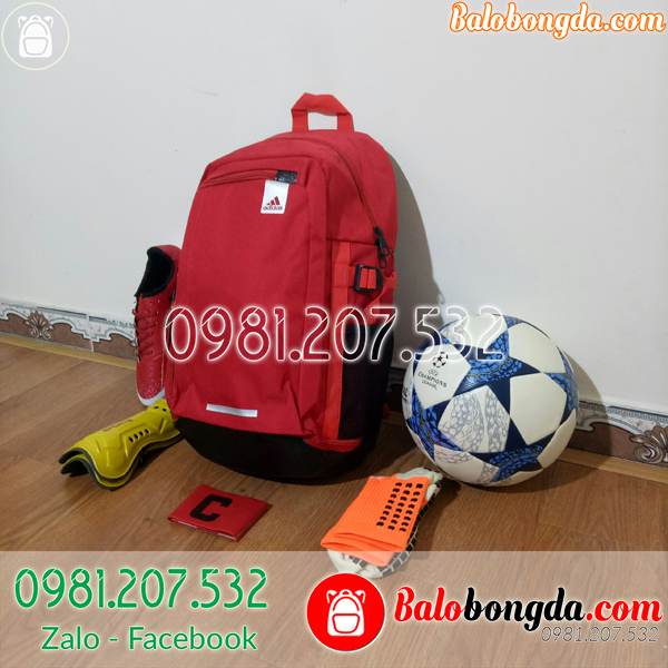 Thời trang nam: Ba lô bóng đá Adidas Mã 01 - Màu Đỏ Balo-adidas-01-mau-do-3