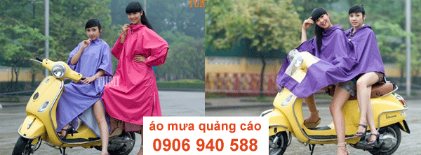 chuyên sản xuất áo mưa quảng cáo - 0906 940 588 (Mr. Vinh)
