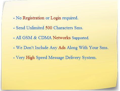 free sms yello Top 4 Sites to Send Free SMS To India   No Registration Required