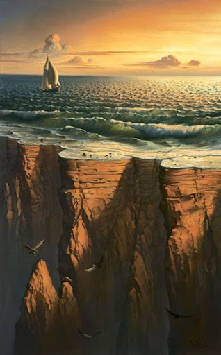 The End of the Earth por Vladimir Kush The End of the Earth por Vladimir Kush