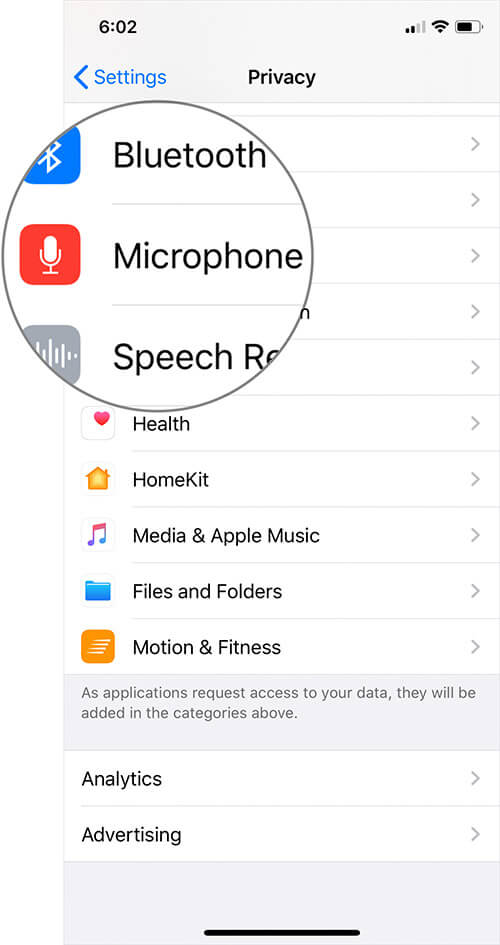 Restrict Corrupted Apps (Disallow Mic)