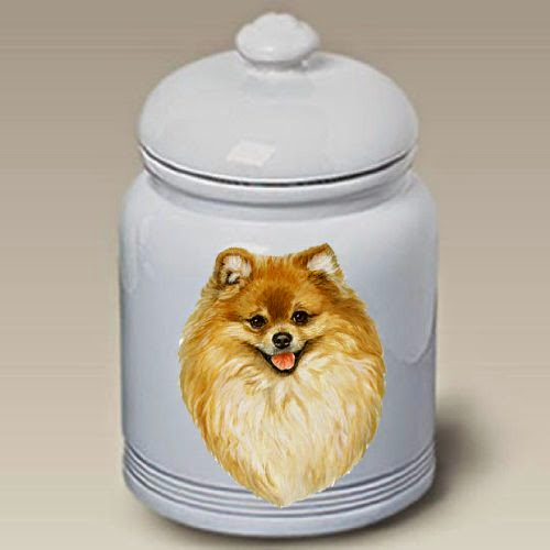  Pomeranian Dog - Linda Picken Treat Jar