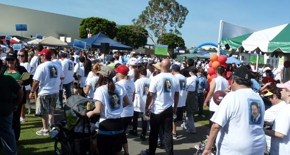 Donate Life Kicking off the Walk