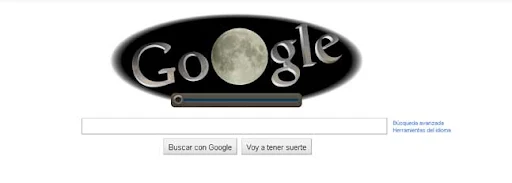 Google y su doodle se apuntan al eclipse lunar