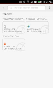 Ubuntu Touch Browser