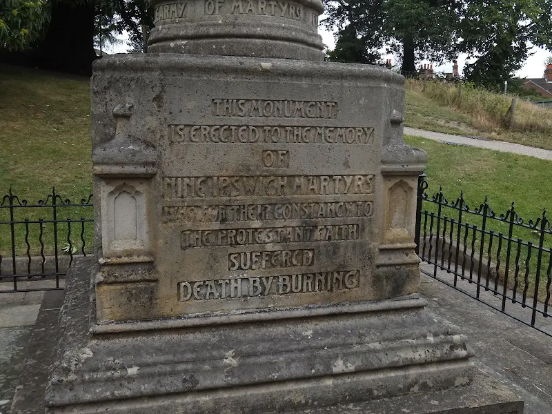 Inscription on the Ipswich Martyr memorial