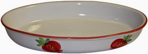  CALECA 354/733 Melograno Oval Baking Dish, Large