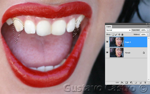 Como Crear Colmillos De Vampiro Con Photoshop - Ugbtuts