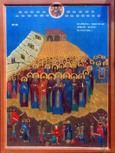 6 000 Martyrs Of The St David Gareji Monastery Georgia