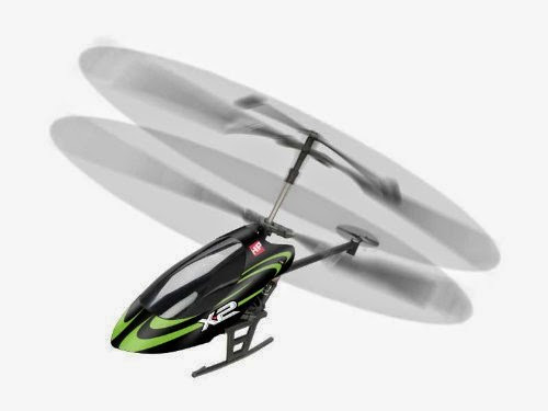 HPHELI X-2 RTF 350 Size Dual Rotor Outdoor Helicopter