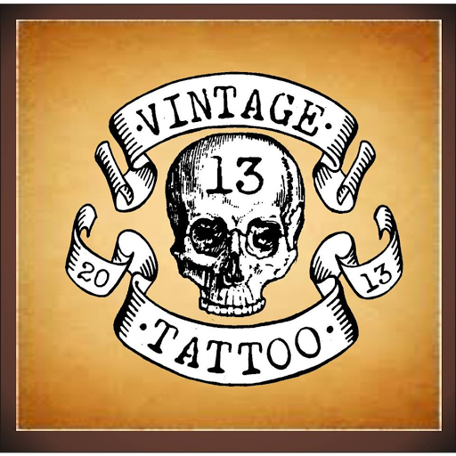 Vintage 13 Tattoo logo