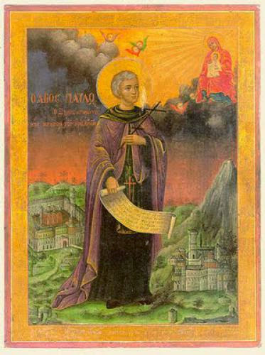 Venerable Paul The Founder Of The Xeropotamou Monastery On Mt Athos