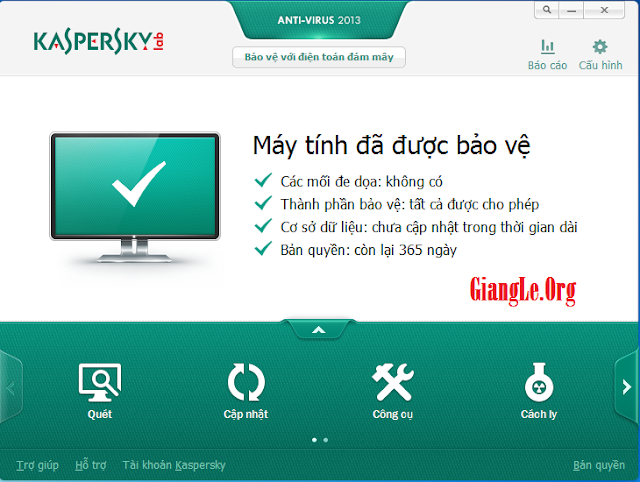 Key Kaspersky Antivirus 2013 miễn phí 1 năm bản quyền Free-KAV
