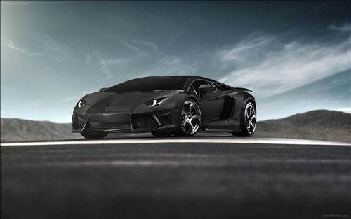 Lamborghini Aventador Black Diamond Model - Mansory