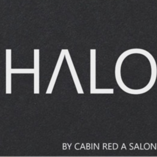 Cabin Red A Salon logo