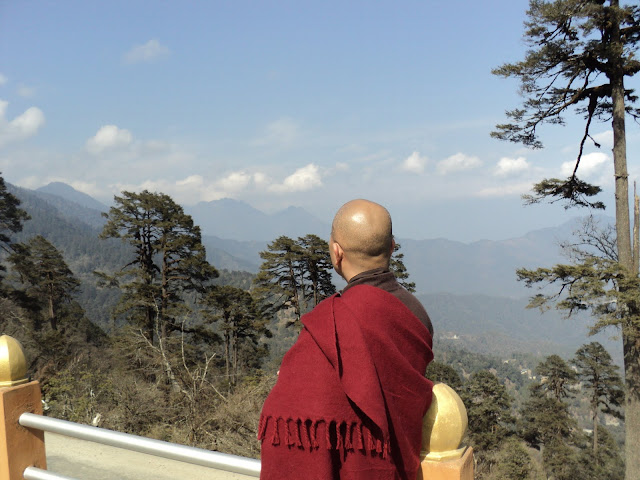 Ký sự chuyến hành hương Bhutan đầu xuân._Bodhgaya monk (Văn Thu gởi) DSC06699