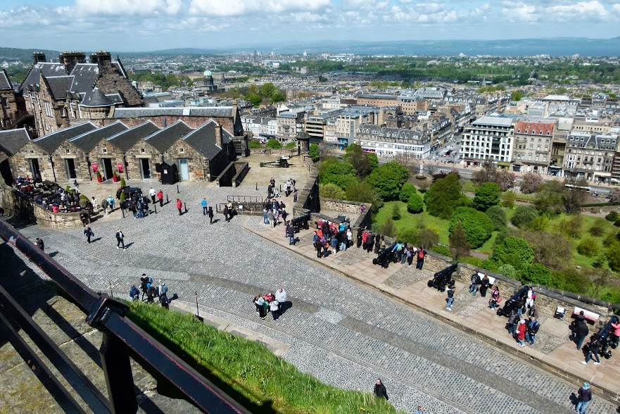 The ramparts of Edinburgh Castle