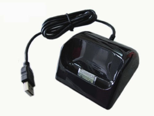  GSI Super Quality Desktop Cradle/Charger/Data-Sync Docking Station for Apple iPhone 3G and iPhone 3Gs - Gorgeous Piano Finish