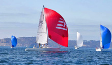 J/80s sailing J/Fest San Diego- one-design sailboat ultimate competition