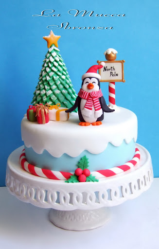 Torte Natale, 7 decorazioni splendide in pdz