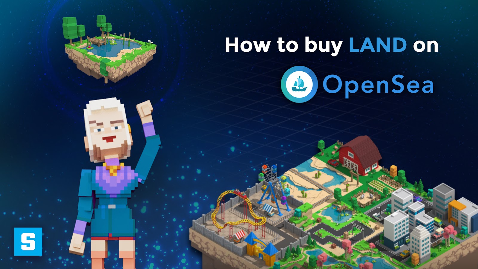 How to Buy Land on Opensea