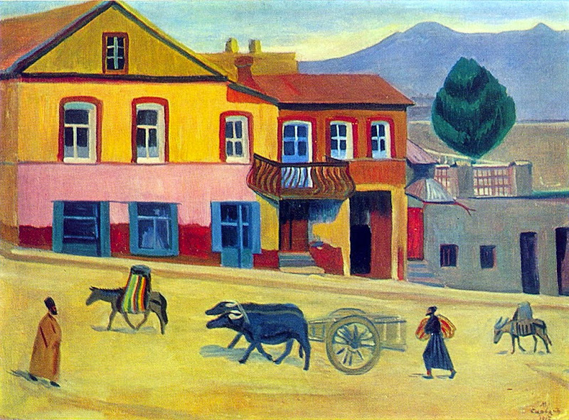 Martiros Saryan - Old Tbilisi, 1917