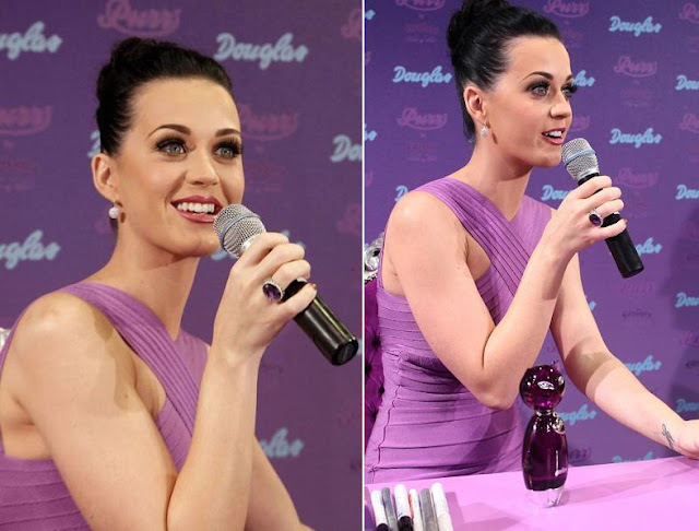 Katy Perry at the launch of her new perfume Purr ~ CelebsJuice.blog Katy Perry