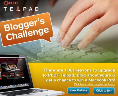 blogging contests, PLDT TelPad's Blogger Challenge, PLDT Telpad, giveaway alert, announcement