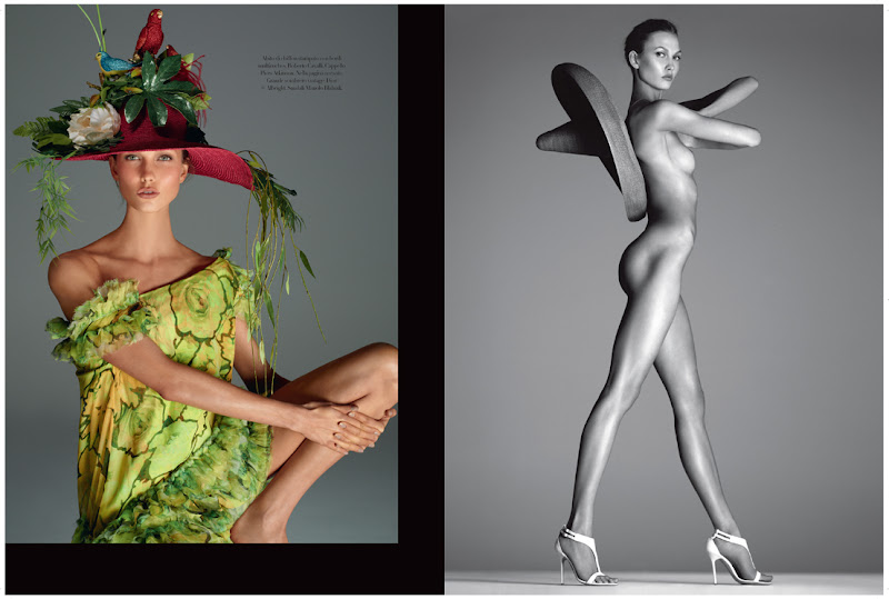 Karlie Kloss  para Vogue Italia, diciembre 2011