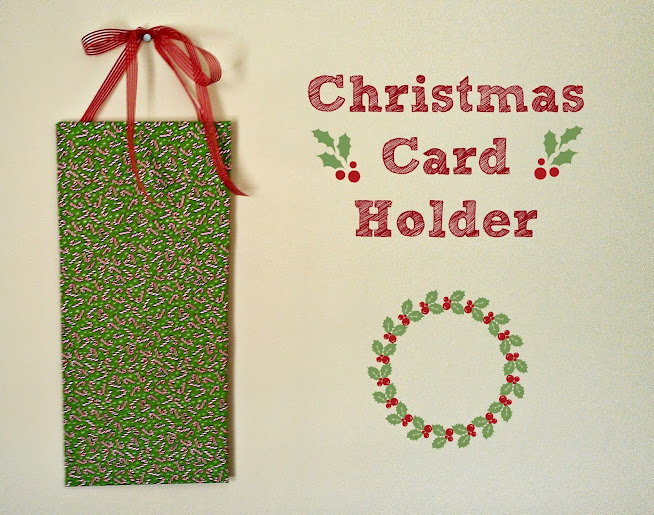 Christmas in July: Hanging DIY Christmas Card Holder #CIJ13