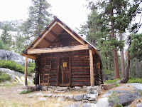 The Snow Survey Cabin. Now we know right where we are--Lake Vernon is just around the corner! ©http://backpackthesierra.com