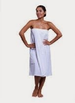 <br />Boca Terry Women's Spa Wrap - 100% Combed Velour Cotton - One Size, XXL & XXXXL