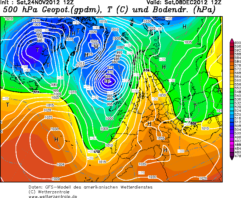 Previsión meteorológica para el Puente de Diciembre 2012