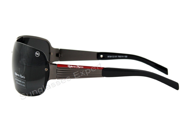 Roberto Marco Polarized Cat Eye Sunglasses for Women Drivers Light Grey Lenses 