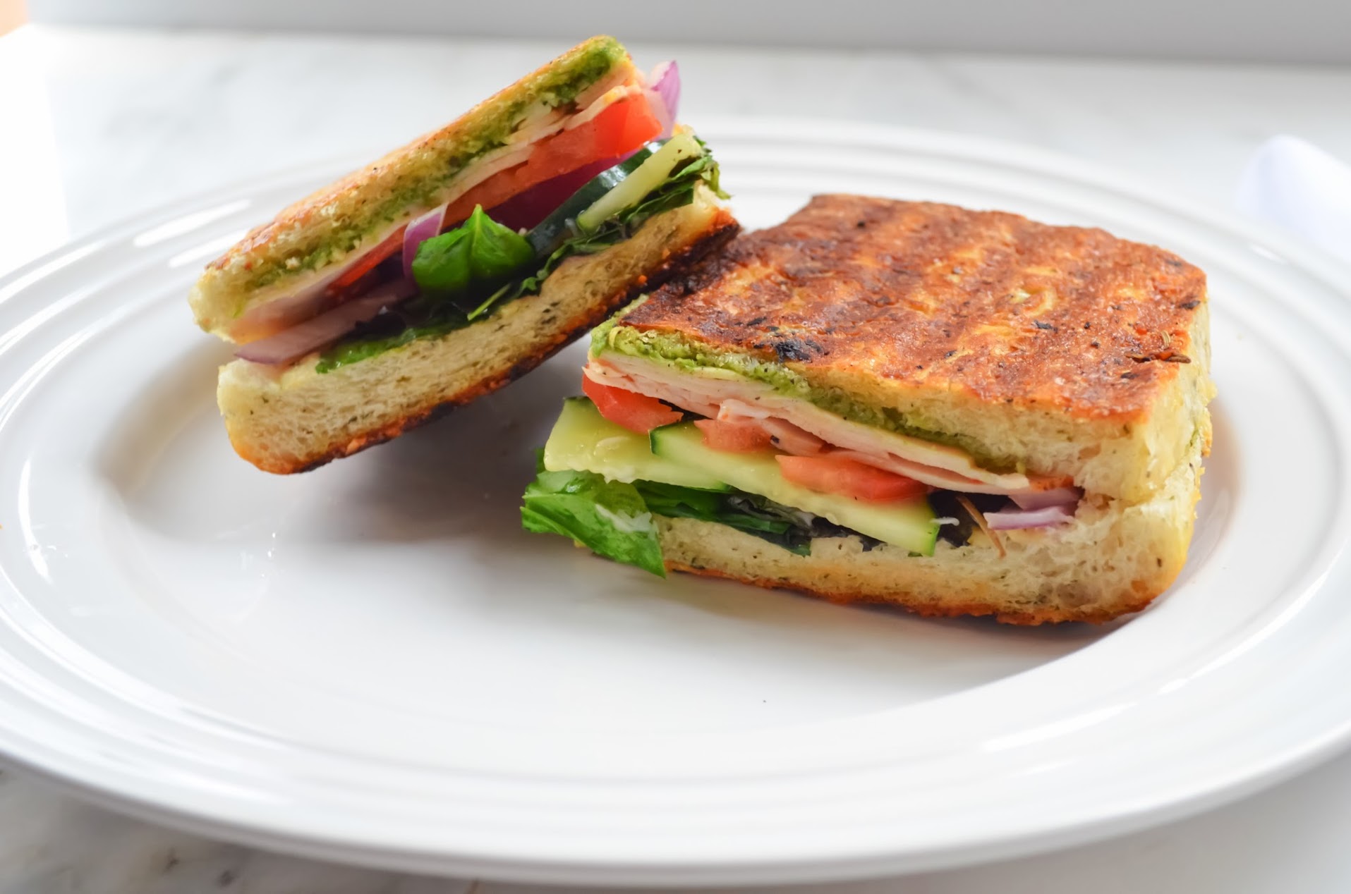 Turkey Pesto Panini&amp;#39;s | Serena Bakes Simply From Scratch