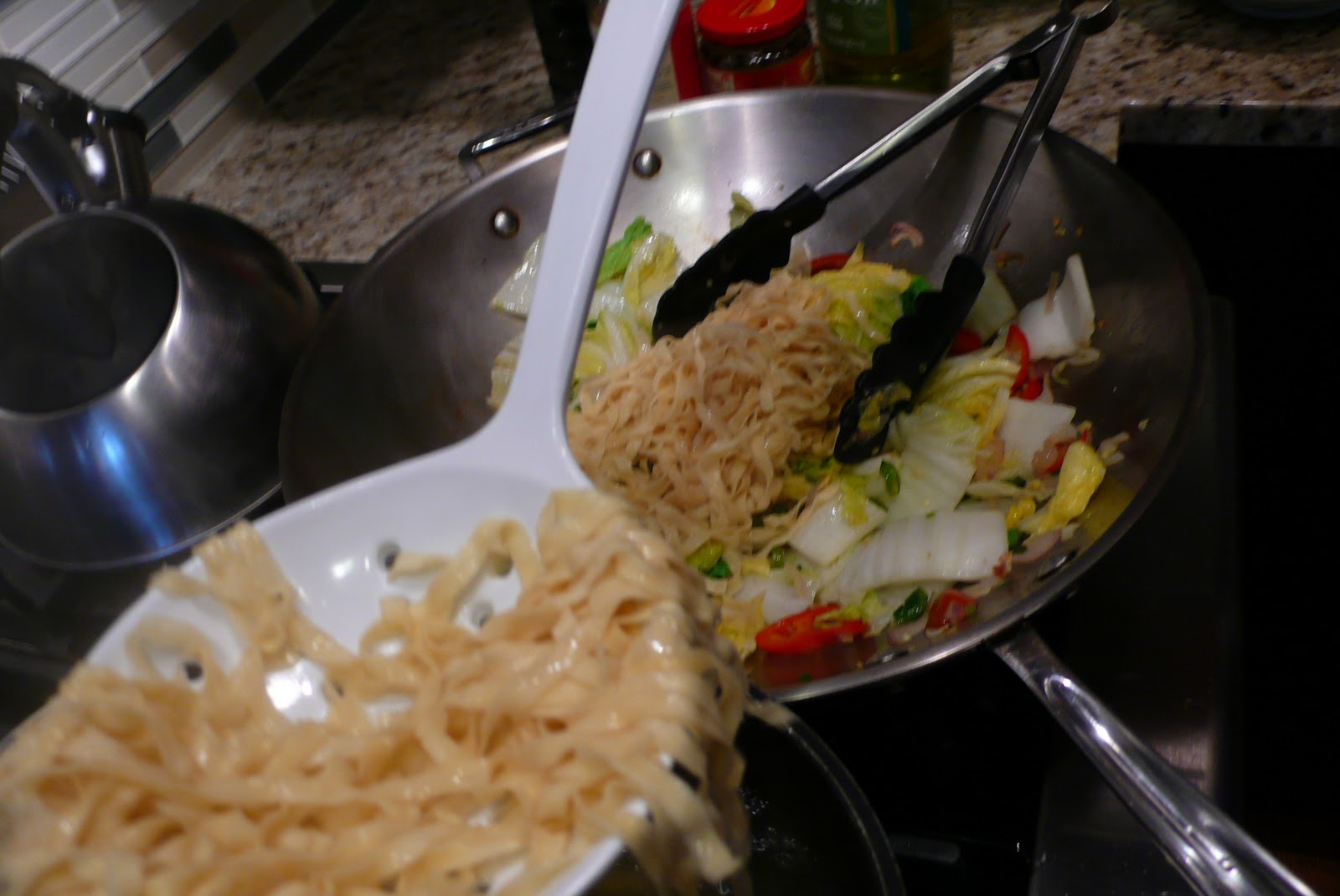 delimilli Dried Shrimp Noodle Stir Fry